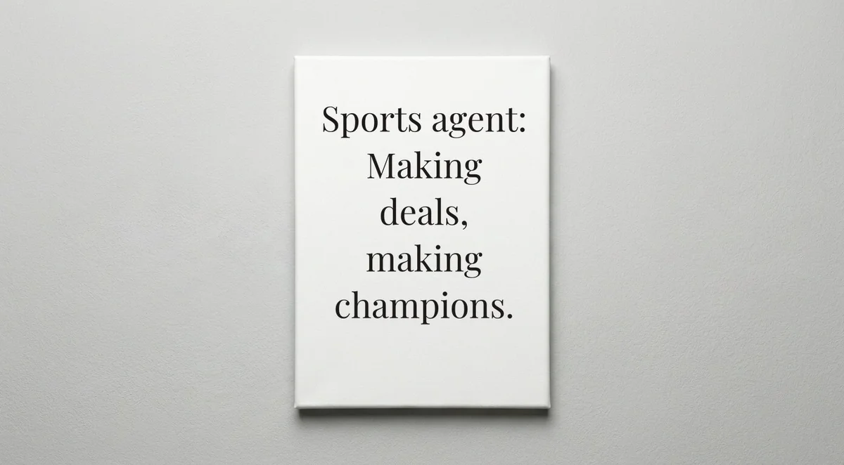Athletic Trainer quote wall art - canvas print