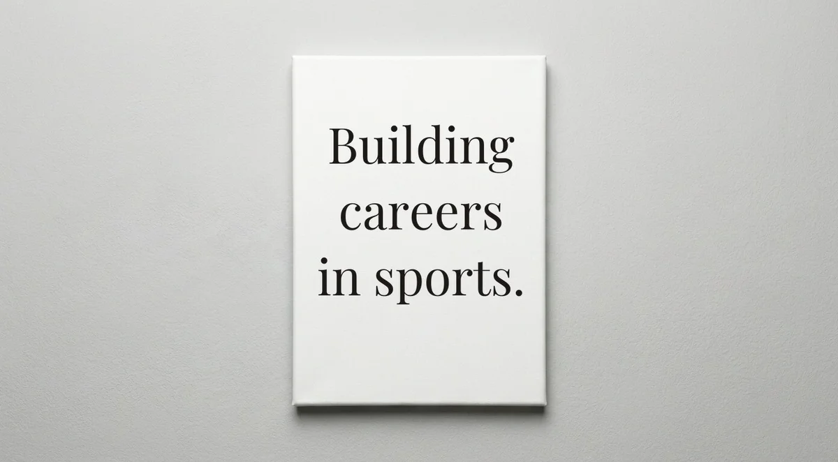 Athletic Trainer quote wall art - canvas print