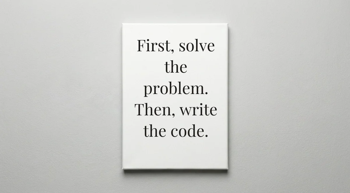 Programmer quote wall art - canvas print