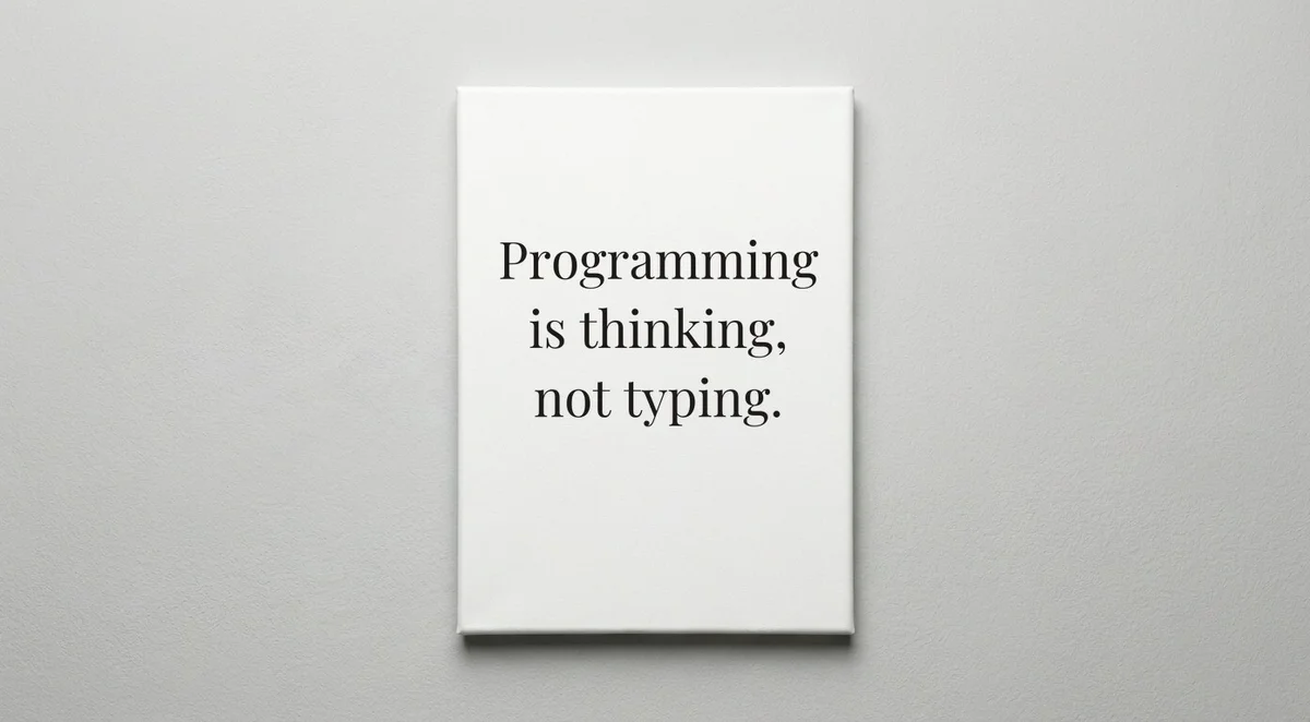 Programmer quote wall art - canvas print
