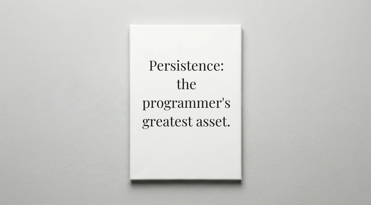 Programmer quote wall art - canvas print
