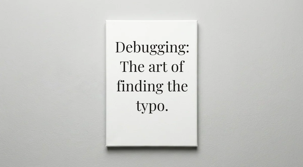 Coder quote wall art - canvas print