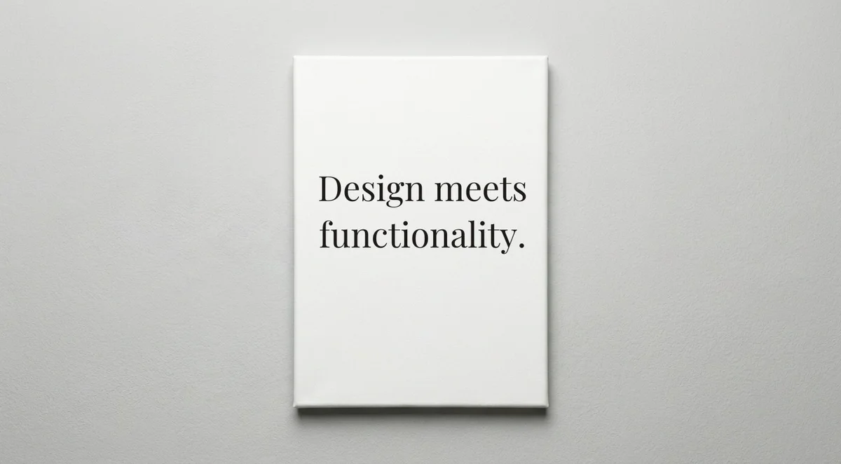 Frontend Developer quote wall art - canvas print