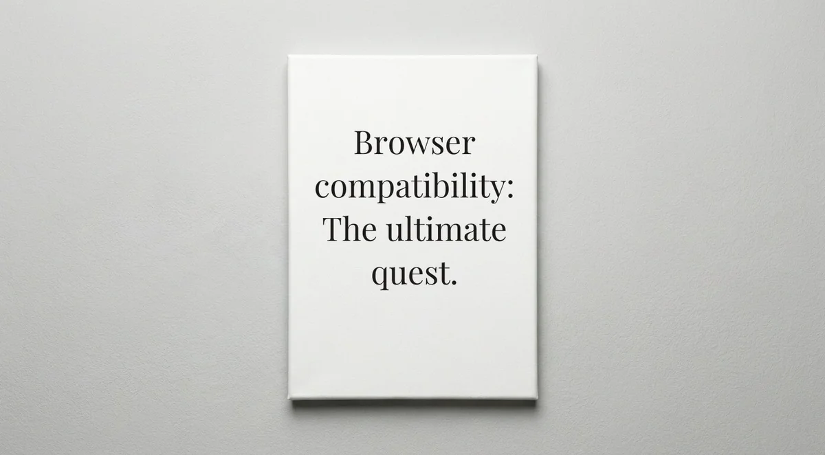 Frontend Developer quote wall art - canvas print