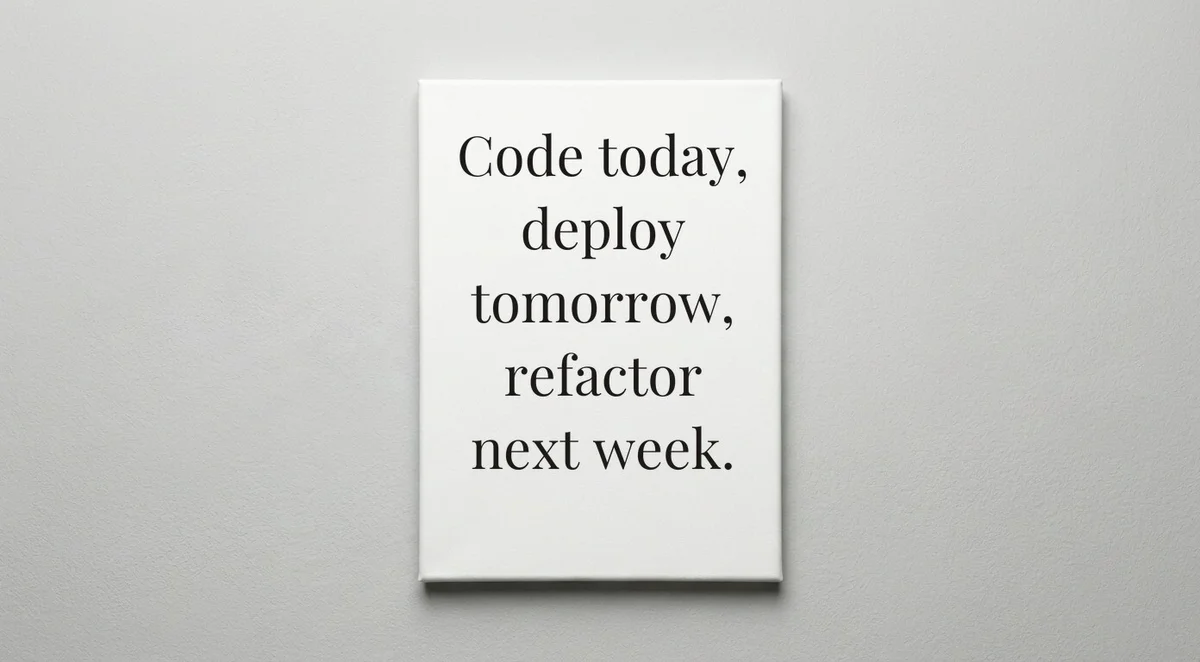 Backend Developer quote wall art - canvas print
