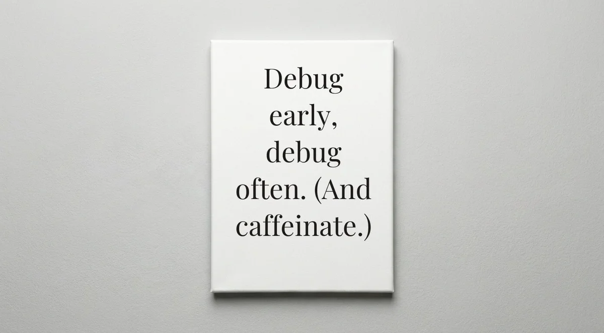 Full Stack Developer quote wall art - canvas print