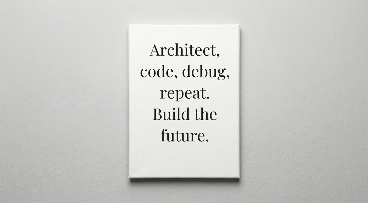 Mobile Developer quote wall art - canvas print