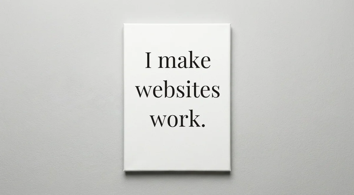 Web Developer quote wall art - canvas print