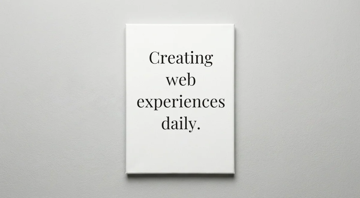 Web Developer quote wall art - canvas print