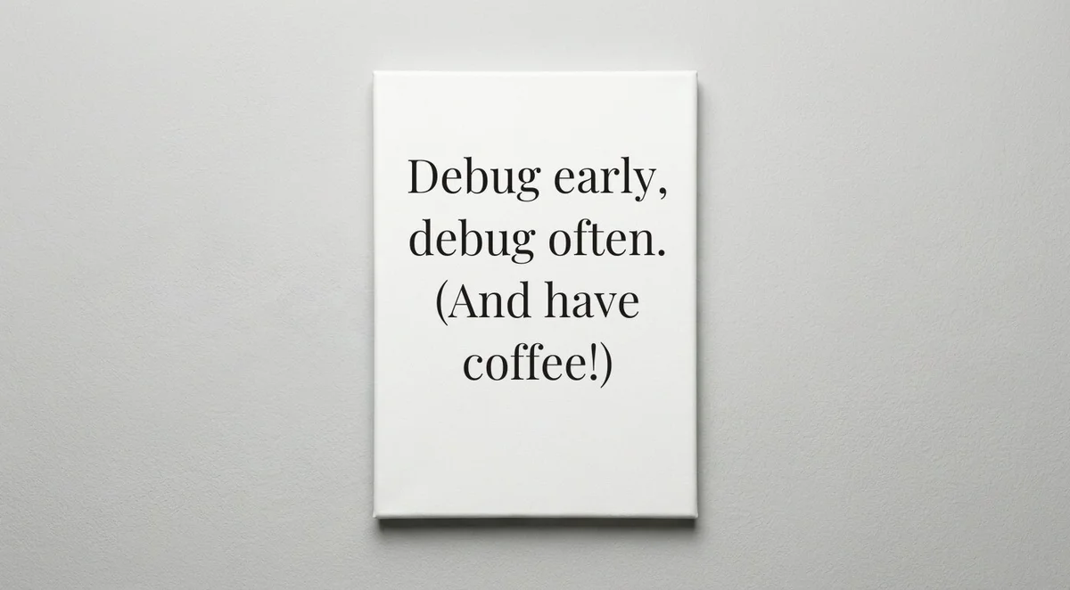 Web Developer quote wall art - canvas print