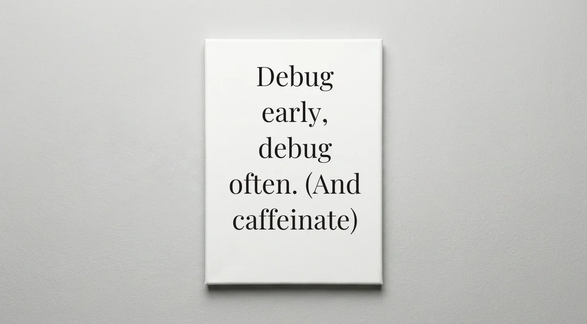 Software Engineer quote wall art - canvas print