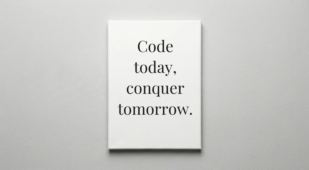 Software Engineer quote wall art - canvas print