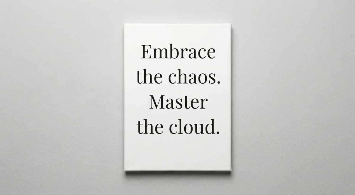DevOps Engineer quote wall art - canvas print
