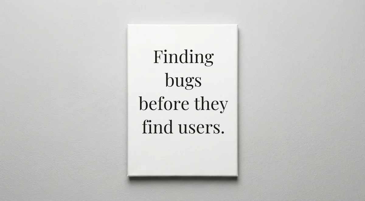 QA Engineer quote wall art - canvas print