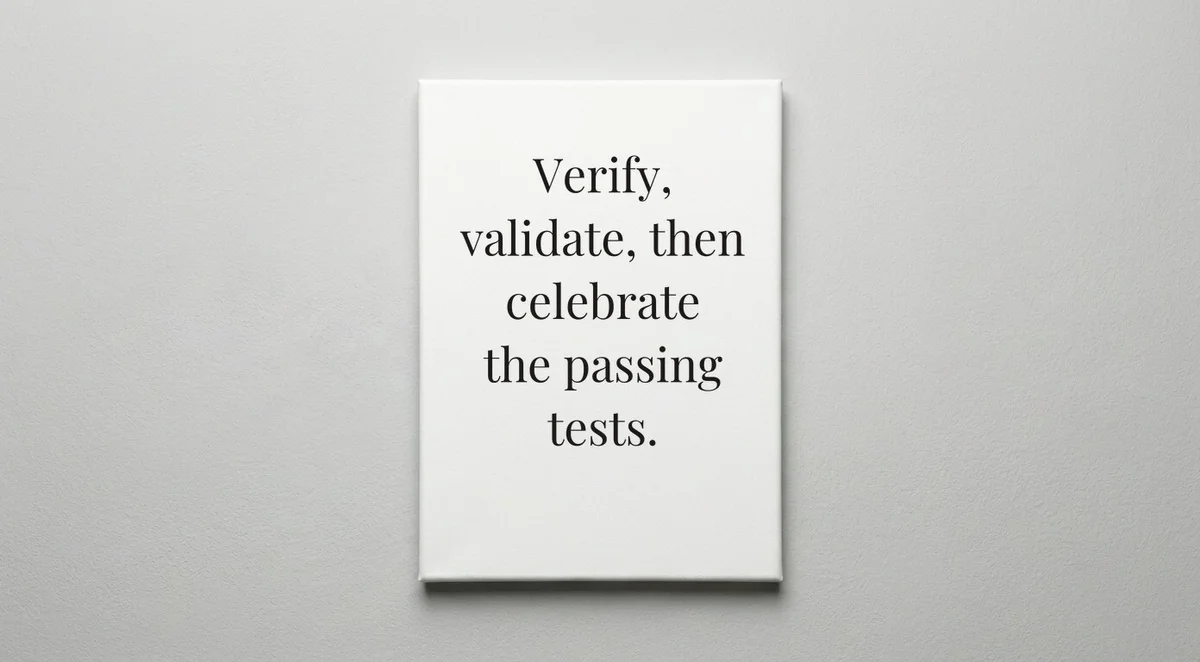 QA Engineer quote wall art - canvas print