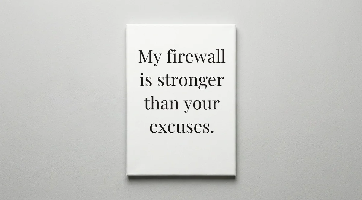 Security Engineer quote wall art - canvas print
