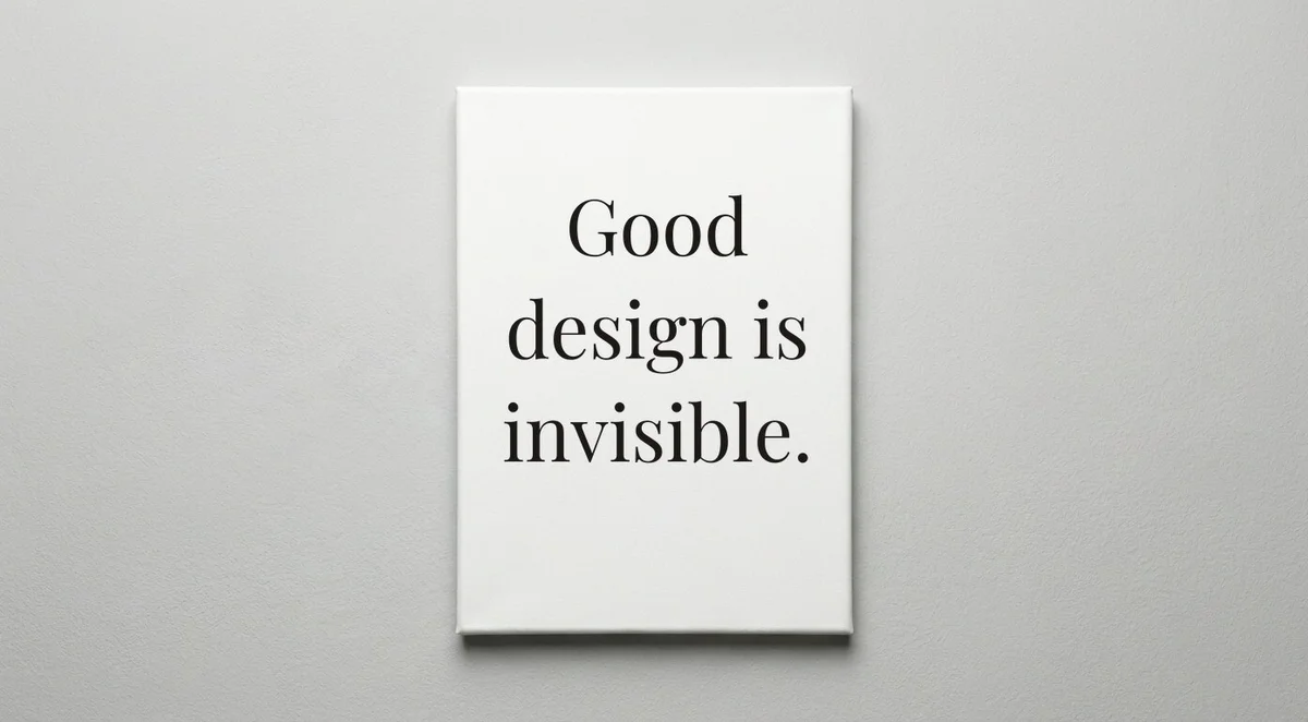 Designer quote wall art - canvas print