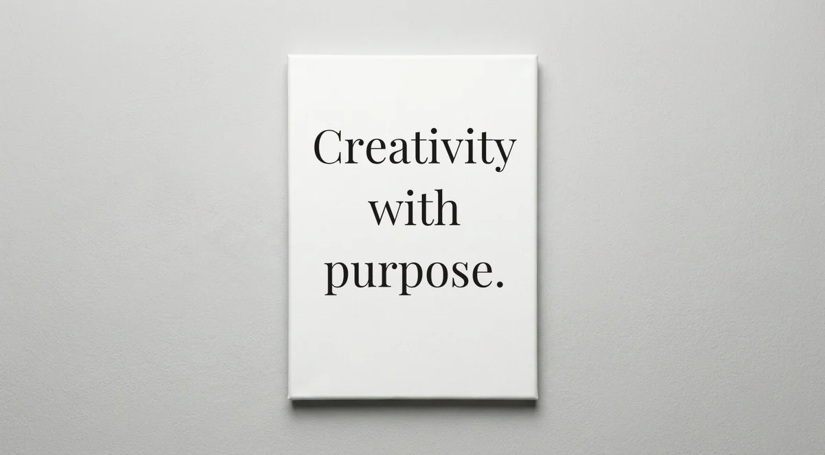 Designer quote wall art - canvas print