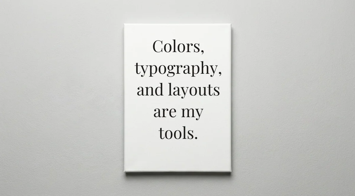 UI Designer quote wall art - canvas print