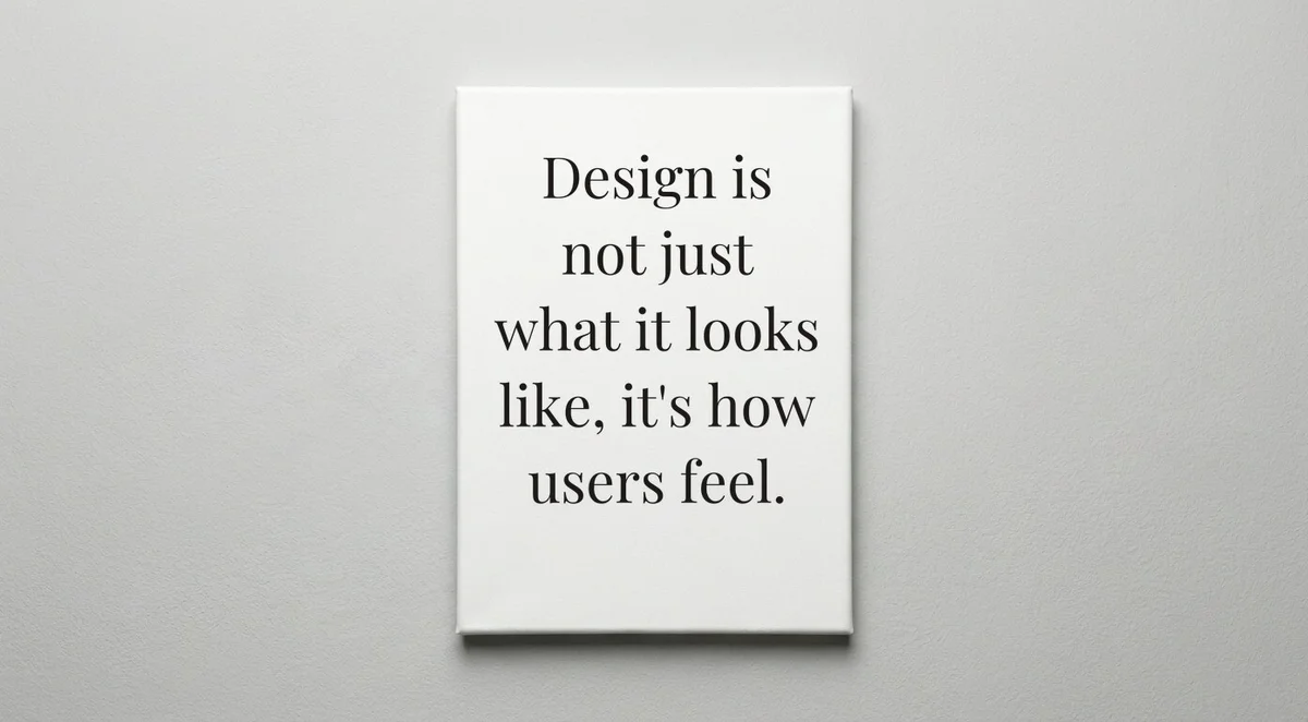 UI Designer quote wall art - canvas print