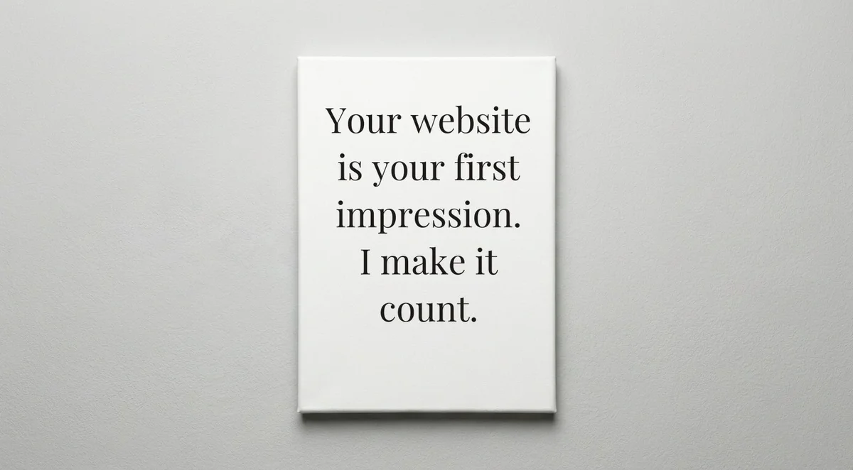 Web Designer quote wall art - canvas print