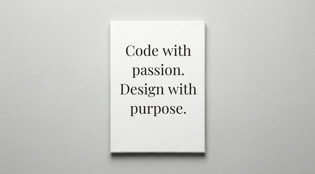 Web Designer quote wall art - canvas print