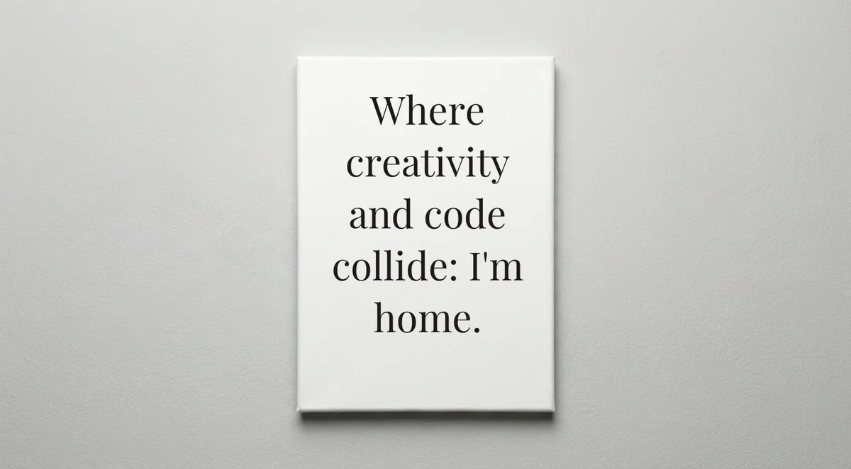 Web Designer quote wall art - canvas print