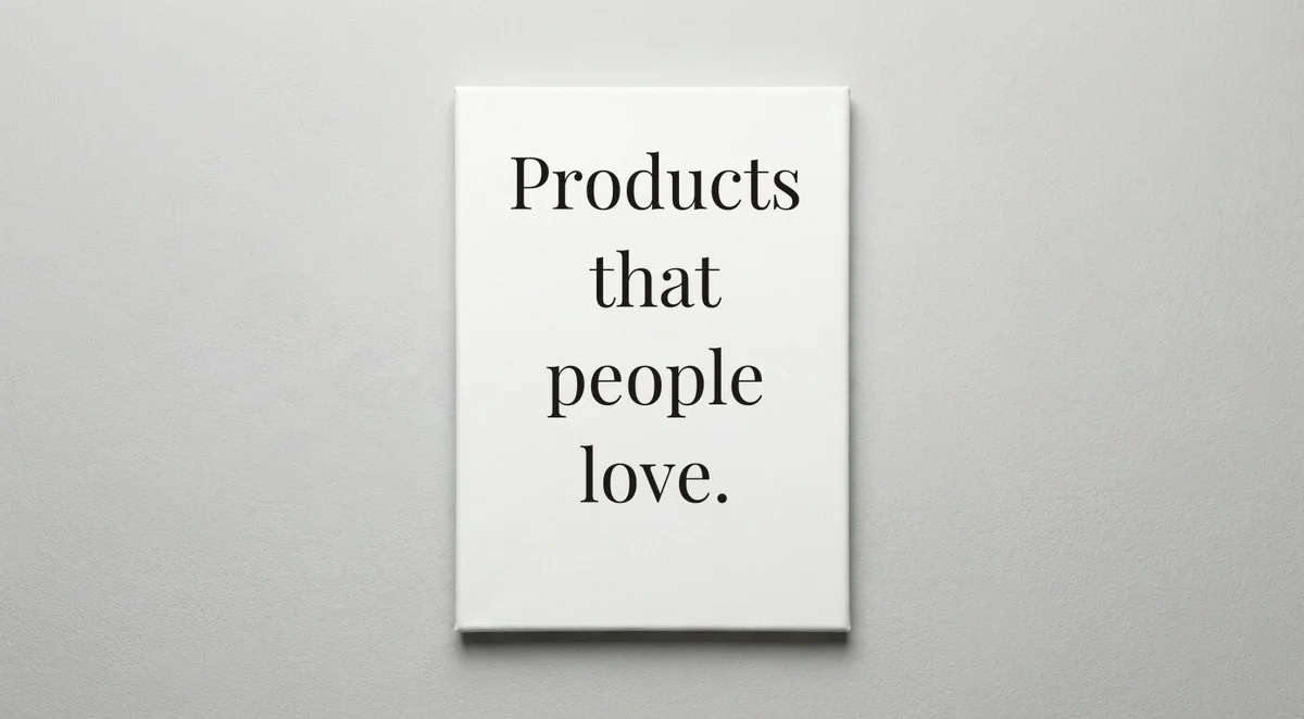 Product Designer quote wall art - canvas print