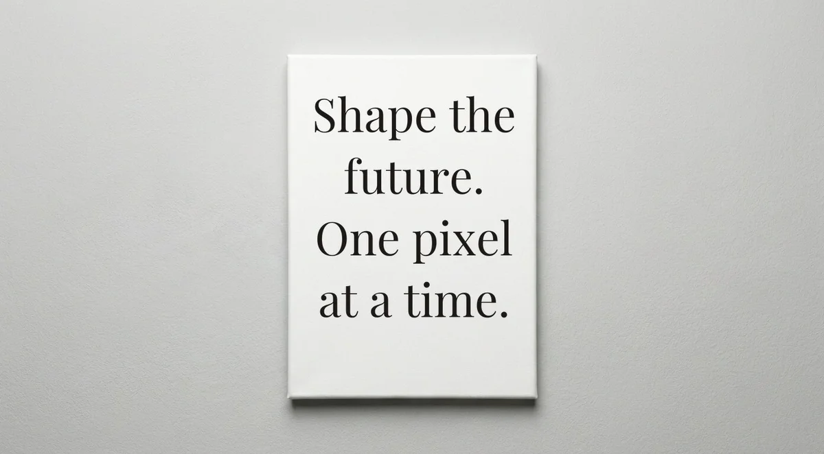 Product Designer quote wall art - canvas print