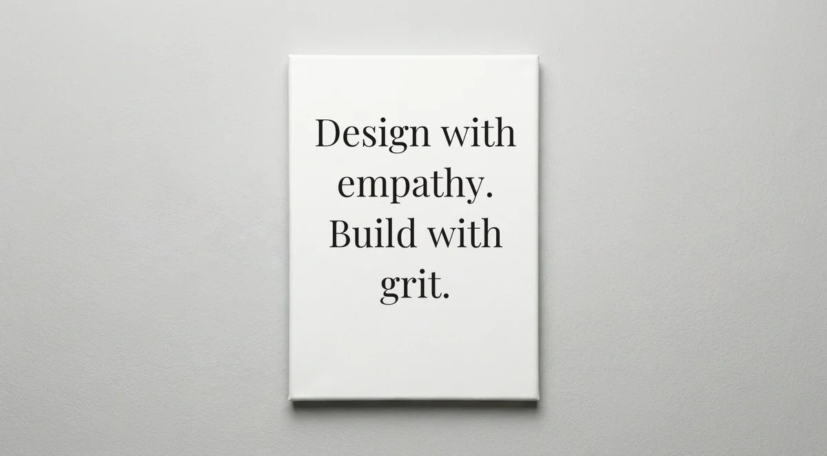 Product Designer quote wall art - canvas print