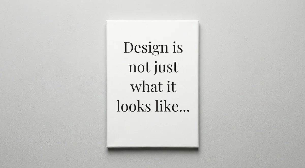 Product Designer quote wall art - canvas print