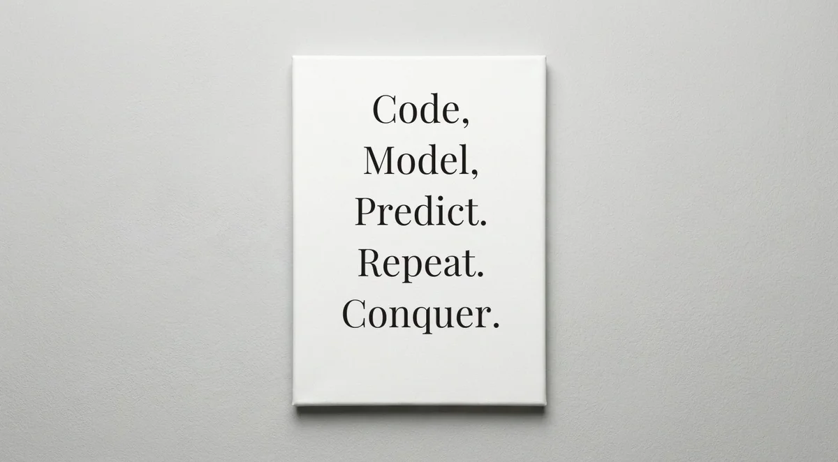 Data Scientist quote wall art - canvas print