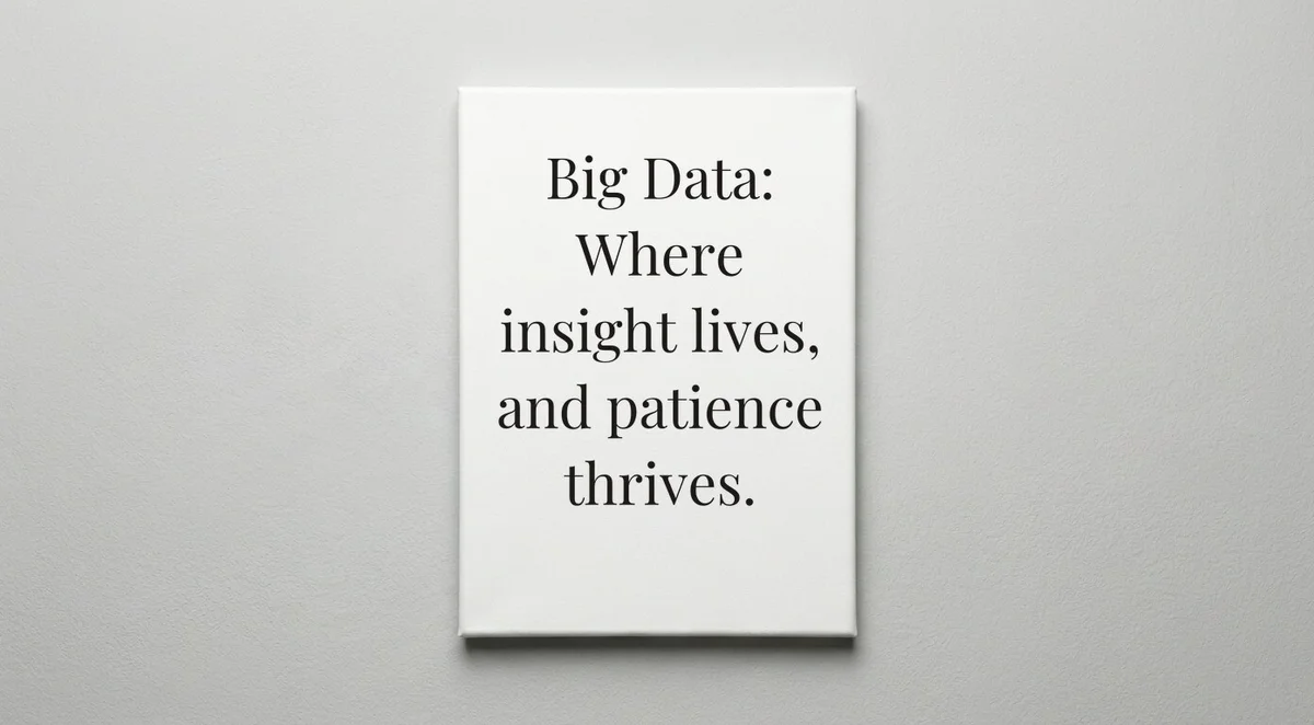 Data Scientist quote wall art - canvas print