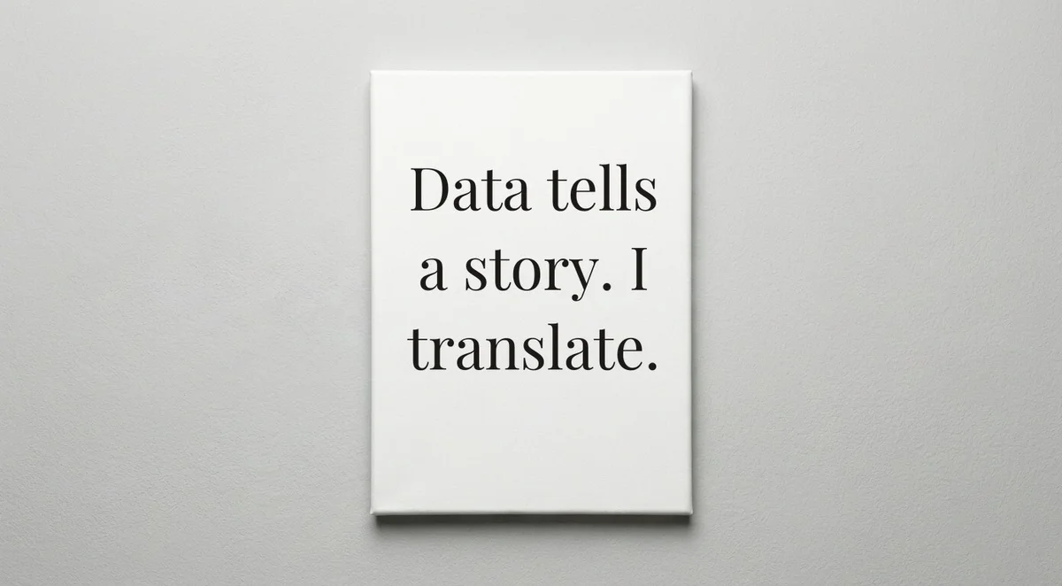Data Analyst quote wall art - canvas print