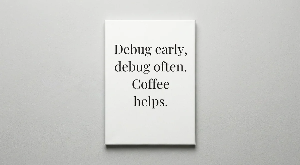 AI Engineer quote wall art - canvas print