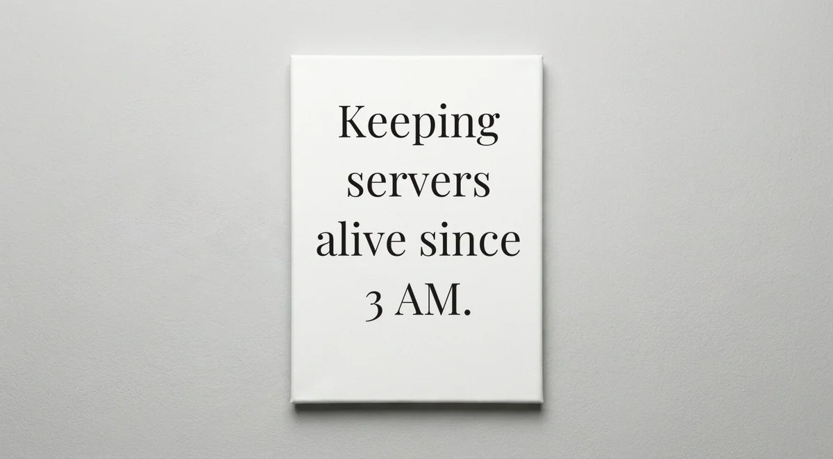 System Administrator quote wall art - canvas print