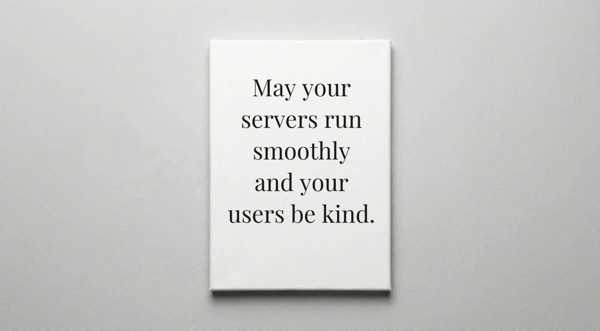 System Administrator quote wall art - canvas print