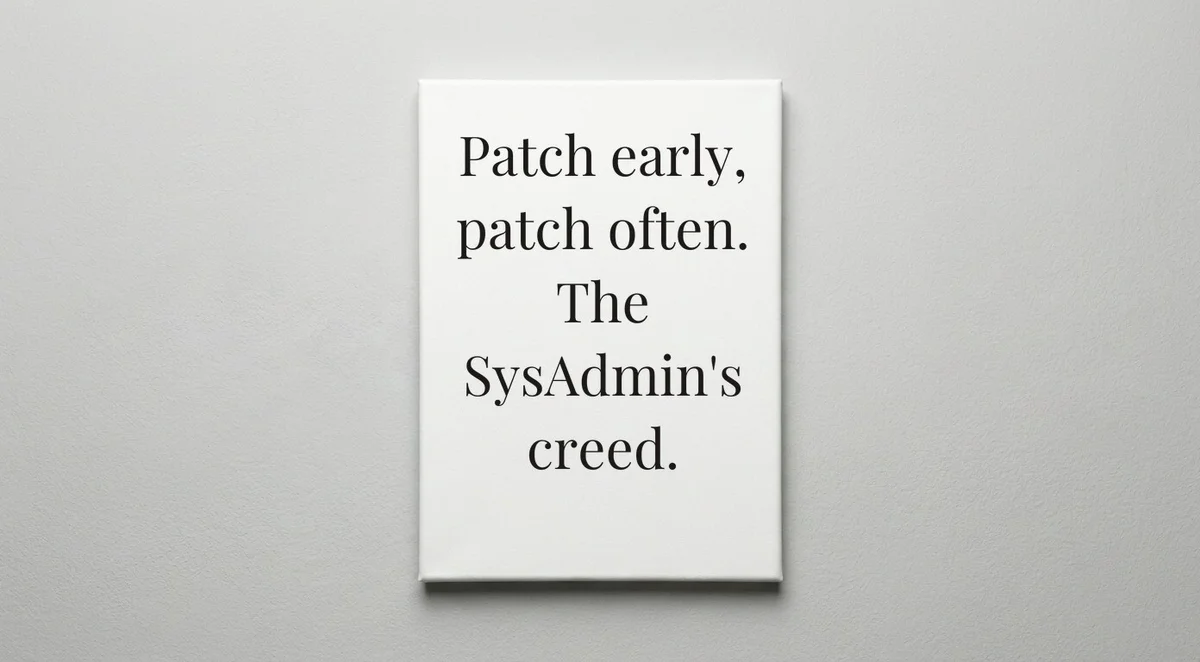 System Administrator quote wall art - canvas print