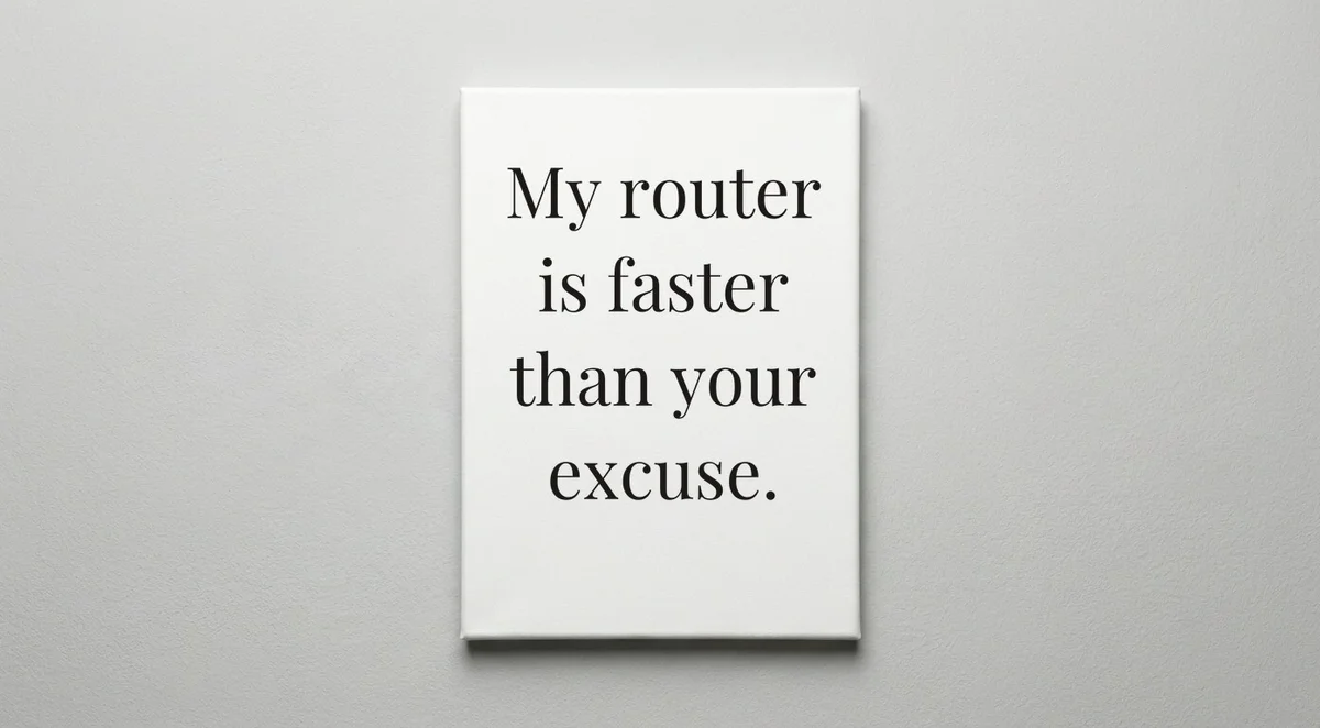 Network Engineer quote wall art - canvas print