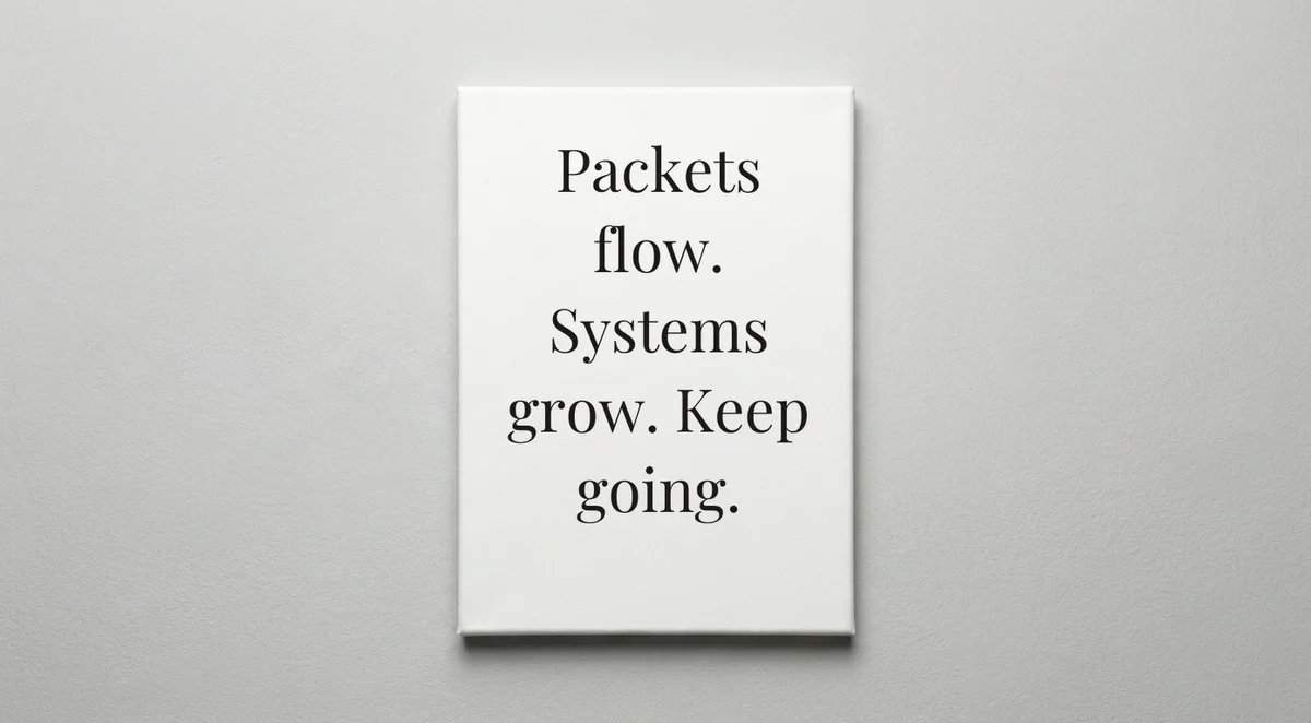 Network Engineer quote wall art - canvas print