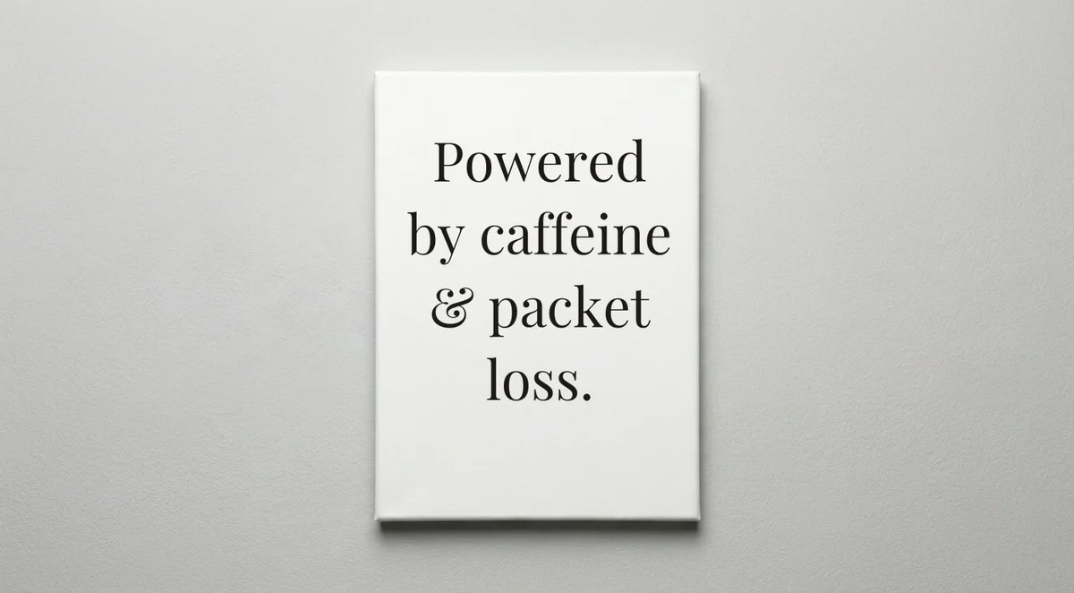 Network Administrator quote wall art - canvas print