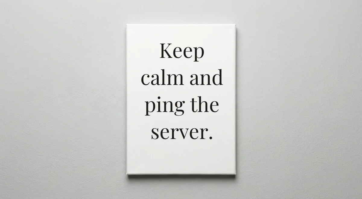 Network Administrator quote wall art - canvas print