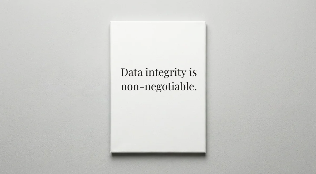 Database Administrator quote wall art - canvas print