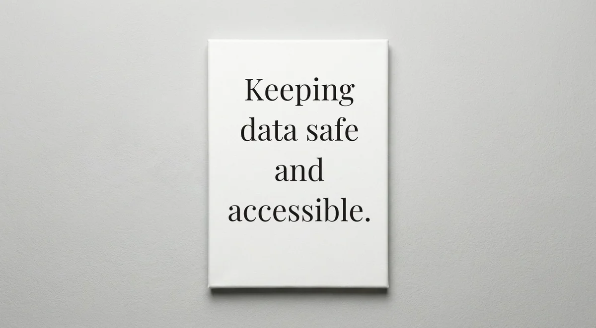 Database Administrator quote wall art - canvas print