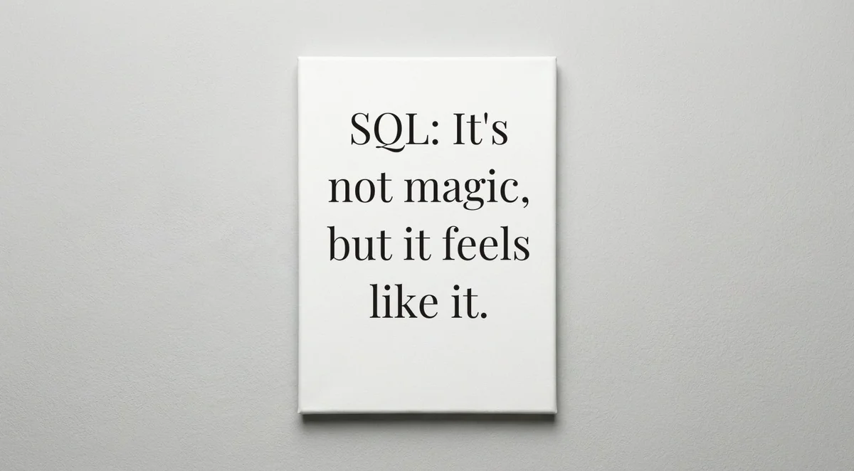 Database Administrator quote wall art - canvas print