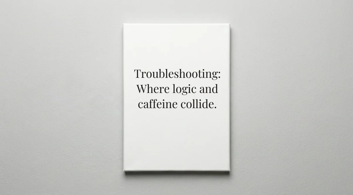 Database Administrator quote wall art - canvas print
