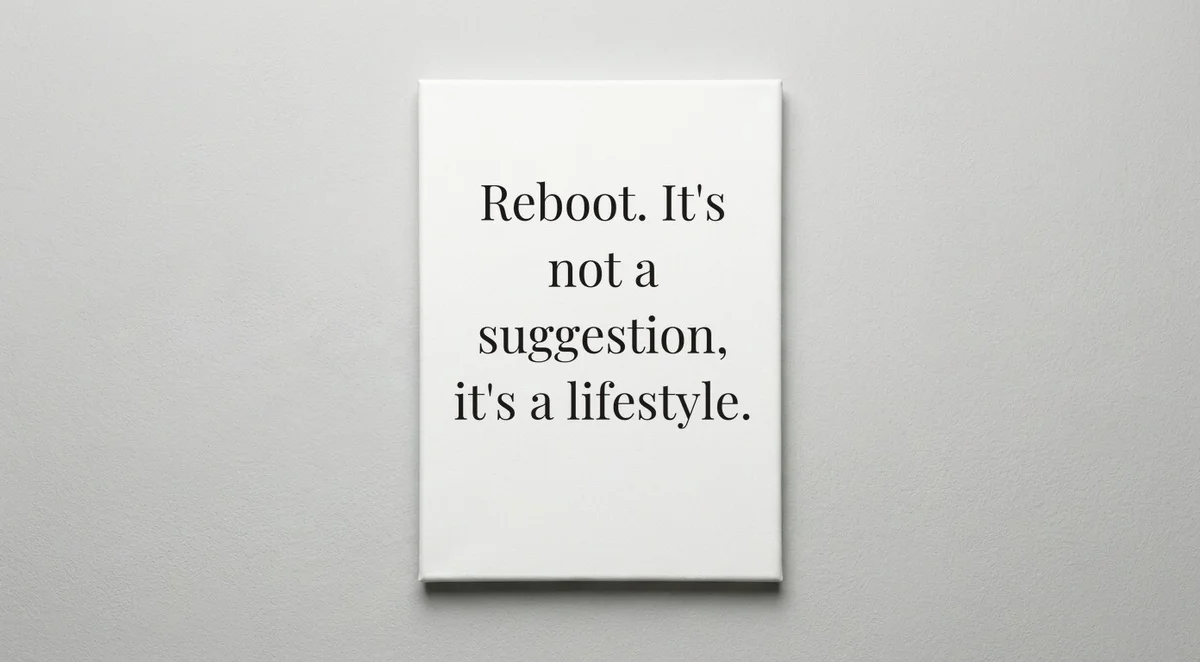 IT Support quote wall art - canvas print