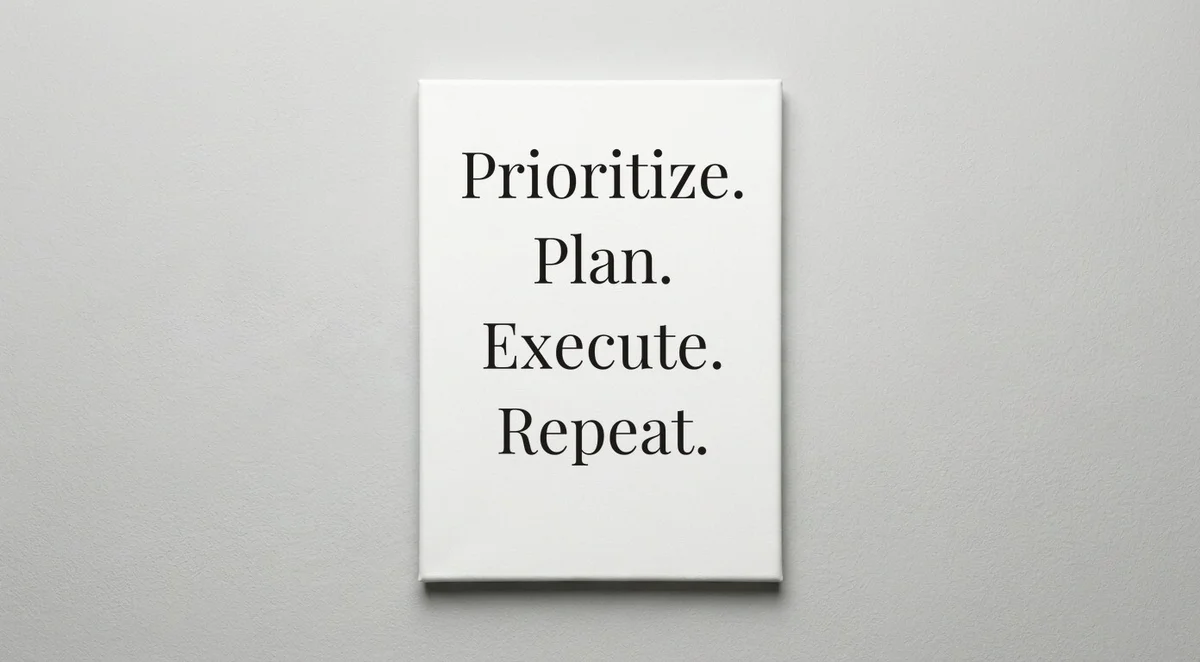 Project Manager quote wall art - canvas print