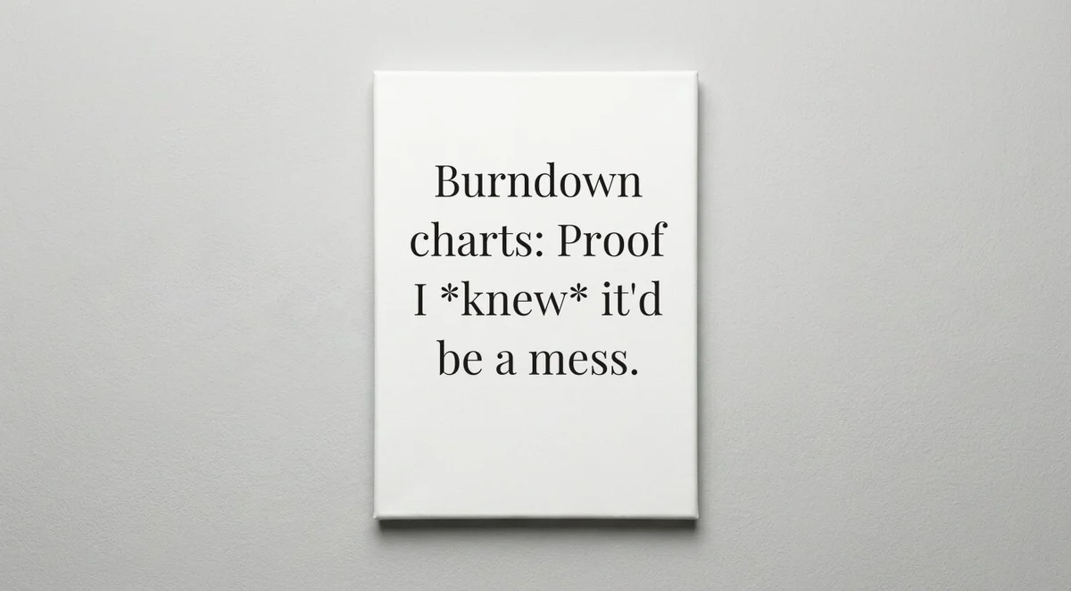 Scrum Master quote wall art - canvas print