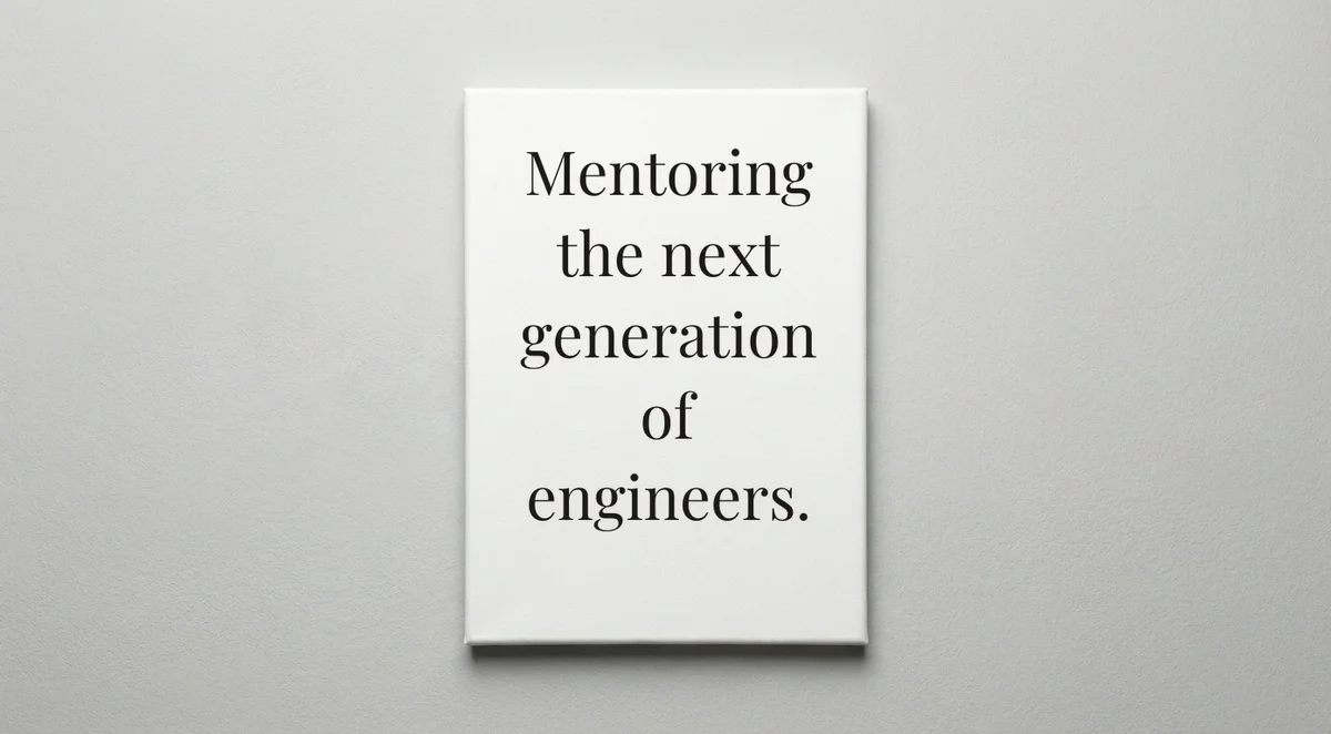 Tech Lead quote wall art - canvas print